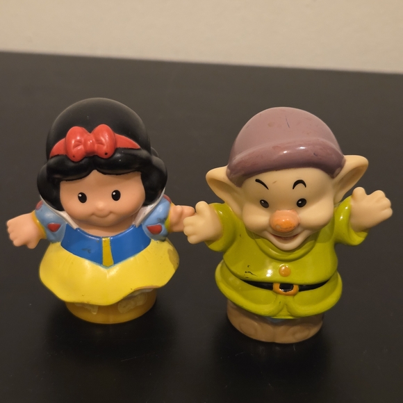 Little People Disney Princess Snow White and the Seven Dwarfs - Complete Set - Picture 3 of 10